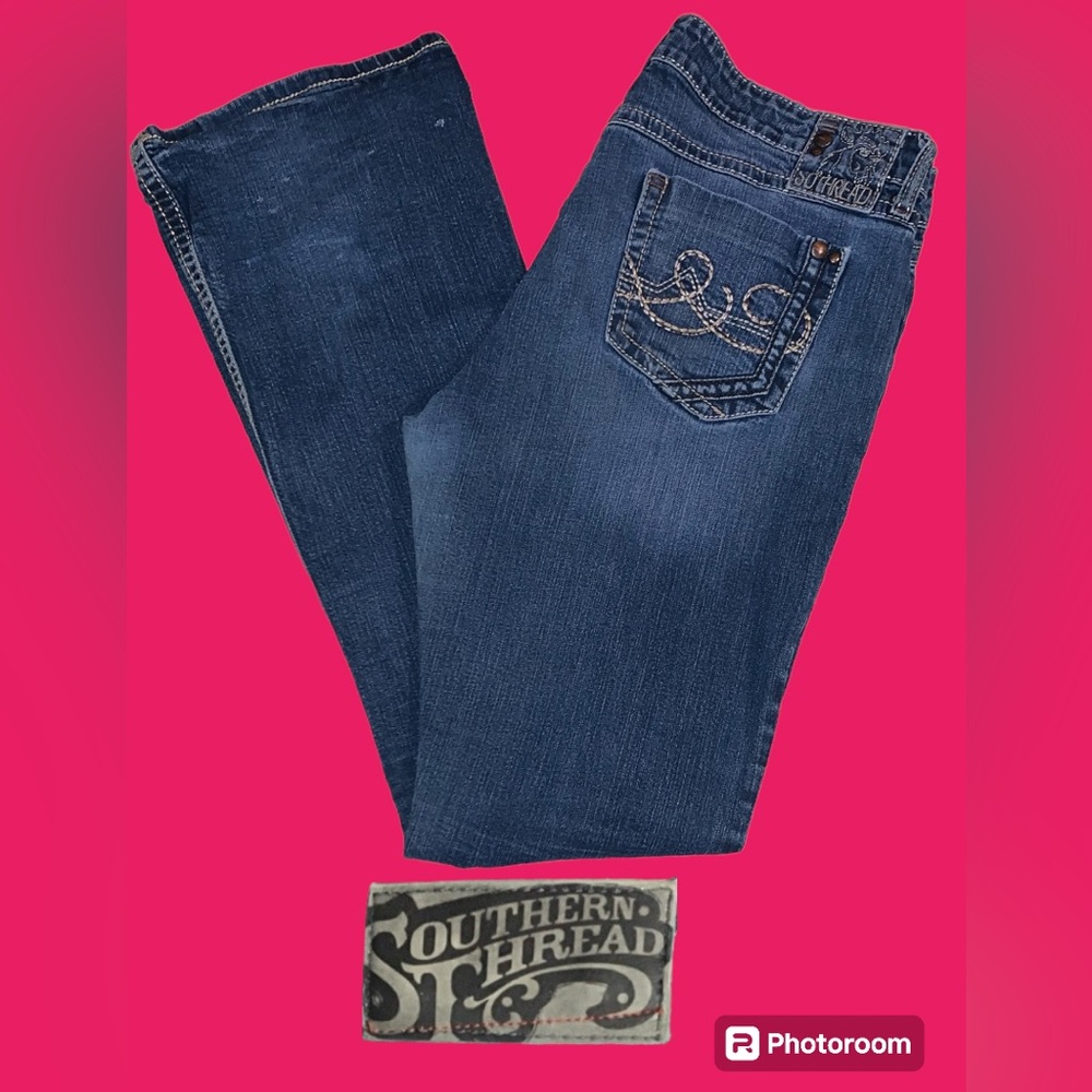 Southern Thread Boot Cut Jeans